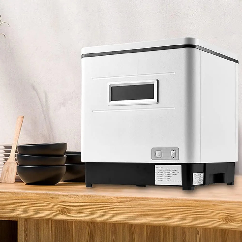 KenSyuInt Máquina de lavar loiça, 1500 W, máquina de lavar loiça de mesa Mini máquina de lavar loiça 1500 W Máquina de máquina de lavar loiça de mesa compacta
