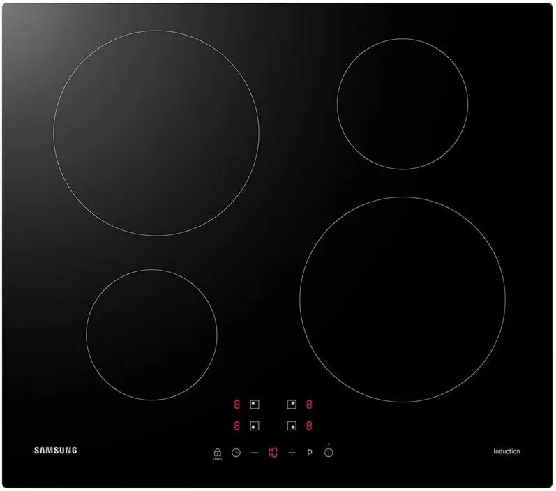 Samsung Vidro Temperado, Zona de Indução Hob, Preto, 52 centímetros