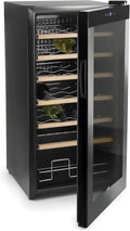 LACOR adega elétrica, 18 garrafas, 5 a 18 °C, armário de vinhos, preto, 85 W, 69239, 5oC - 18oC