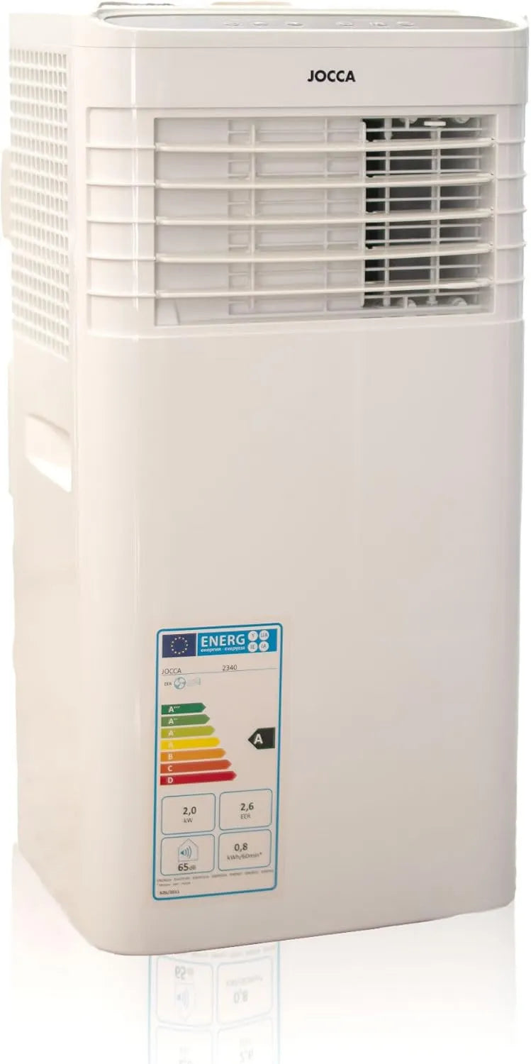 Ar condicionado 2.05kW 24h, rodas de viagem, temporizador, Jocca - Ar condicionado móvel 7000 BTU, h 2.05kW ar refrigerado 24h 4
