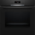 Bosch HQG572BB3F Forno elétrico, encastrado, toque, efeito 3D, vapor, preto, 10 receitas automáticas, vapor de calor, Pirólise, AirFry Lèchefrite