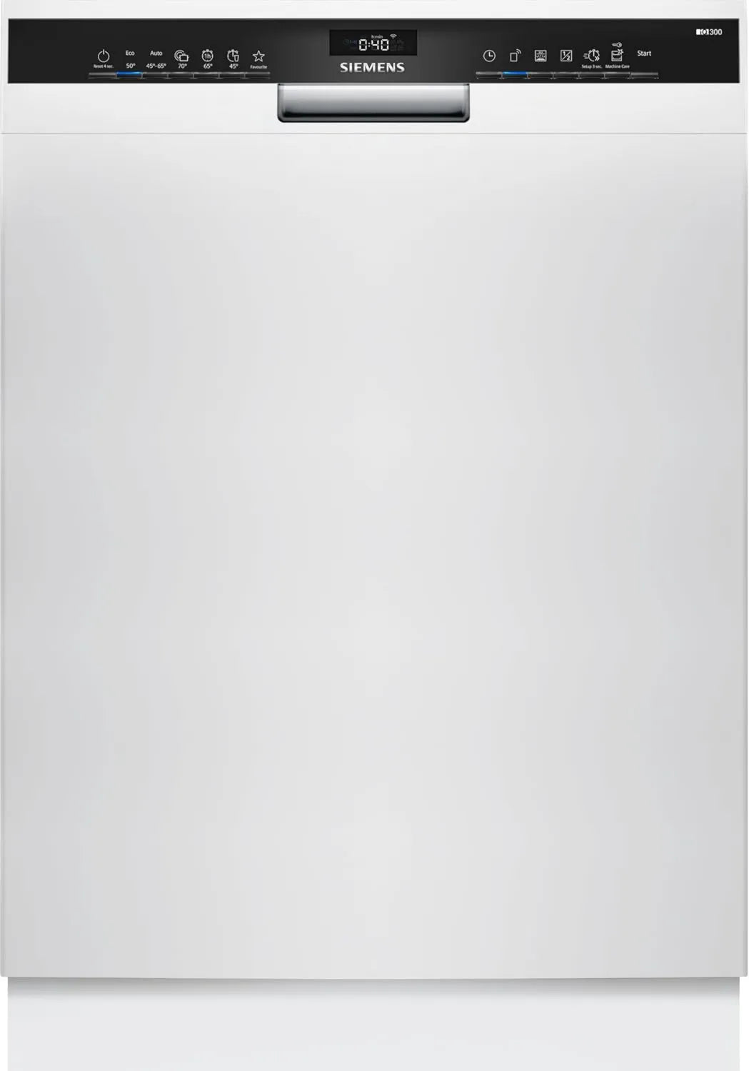 SIEMENS iQ300 SN43HW03TE Máquina de lavar loiça, 60 cm, smartStart, intensiveZone, varioSpeed Plus, Silêncio sob demanda, higiene, Home Connect, aquaStop