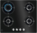 Electrolux Eletrolux preto, bandeja de cozinha de gás em vidro GOG linha 60 cm EGG6427K