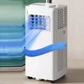 Generic Ar condicionado, portátil, temporizador, kit de janela para quartos de até 30 m2, relógio 24 horas, unidade compacta de ar condicionado móvel com comando à distância