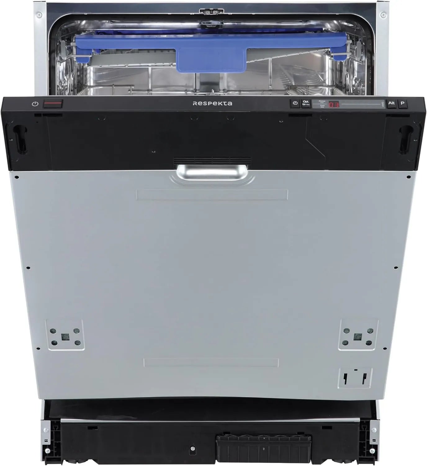 Respekta GSP60BAV Máquina de lavar loiça, 60 cm, 9 programas, 42 dB, classe energética B, aquaStop, tudo incluído, abertura automática de porta