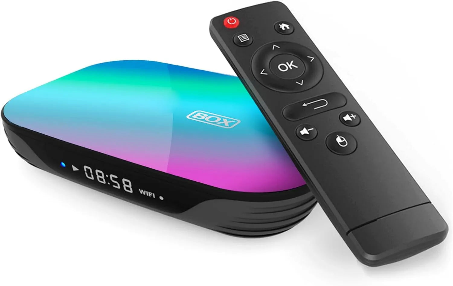 Smart TV DDR3 S905x3, TV, USB, Wi-Fi, 4 GB 32 GB Quad Core duplo WiFi 2 Processador +32G, xUMIUZIY 8K TV Case, 4 GHz 5 GHz Gigabit