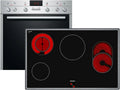 SIEMENS EQ643EK02B Kitchener com forno, 67 L, aço inoxidável, Siemens EQ643EK02B Fogão e placa combinados, 67 litros, grupo de