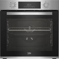 Beko BBSM12340x Forno elétrico, 72 L, 4 lareiras, encastrado, toque, travamento, aço inoxidável, preto, chaves sensoriais, Beko BBSM12340x Kit