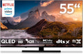 MEDION Google Smart TV, 55 polegadas, TV, 4K UHD, QLED, HDR, som Dolby, Bluetooth, gravação PVR, MD 855700, Dolby Atmos, 138, DTS x, 8 cm