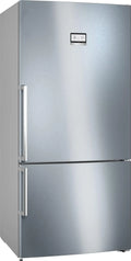 Bosch KGN86AIDR Frigorífico combinado, 186 x 86 cm, No Frost, iluminação LED, aço inoxidável, frigorífico com congelador, aço inoxidável anti-traço, NoFrost