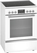 Bosch HKS79R220 Kitchener com forno, ecrã LCD, branco, AutoPilot 30, Série 6, limpeza de pirólise, fechamento suave, ecrã LCD