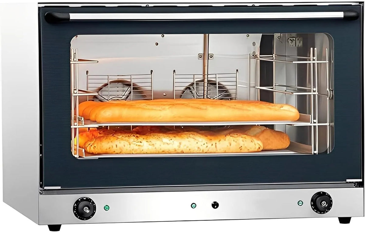 MBH - MAQUINARIA BAR HOSTELERÍA Forno elétrico, 60x40 cm, pastelaria, industrial, profissional, MBH, MBH - 60x40 forno de convecção elétrica industrial para hotéis e restaurantes