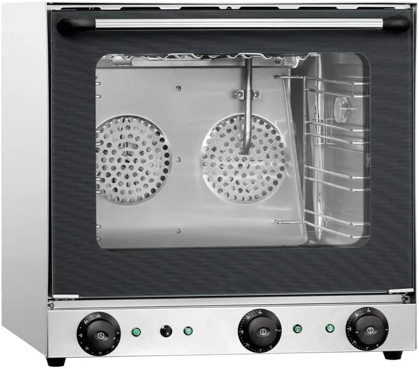 MBH - MAQUINARIA BAR HOSTELERÍA Forno elétrico, grelha, industrial, vapor, profissional, restaurante, MBH Professional forno de convecção elétrica com grelha e vapor para