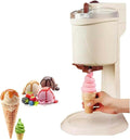 Générique 1000Ml Model, Máquina italiana de gelado 1000Ml, para casa misturador portátil, máquina de gelado Yaourt congelado, Vermelho
