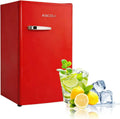 Ascoli Frigorífico, 85 L, iluminação LED, silencioso, alça metálica, controlo mecânico, refrigeração direta, prateleiras ajustável