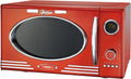Microondas, 23 L, 1000 W, grelha, vermelho, melissa Retro forno de microondas 16330129-1000 W - cavidade 23 L - modelo com função de grelha - metálico vermelho