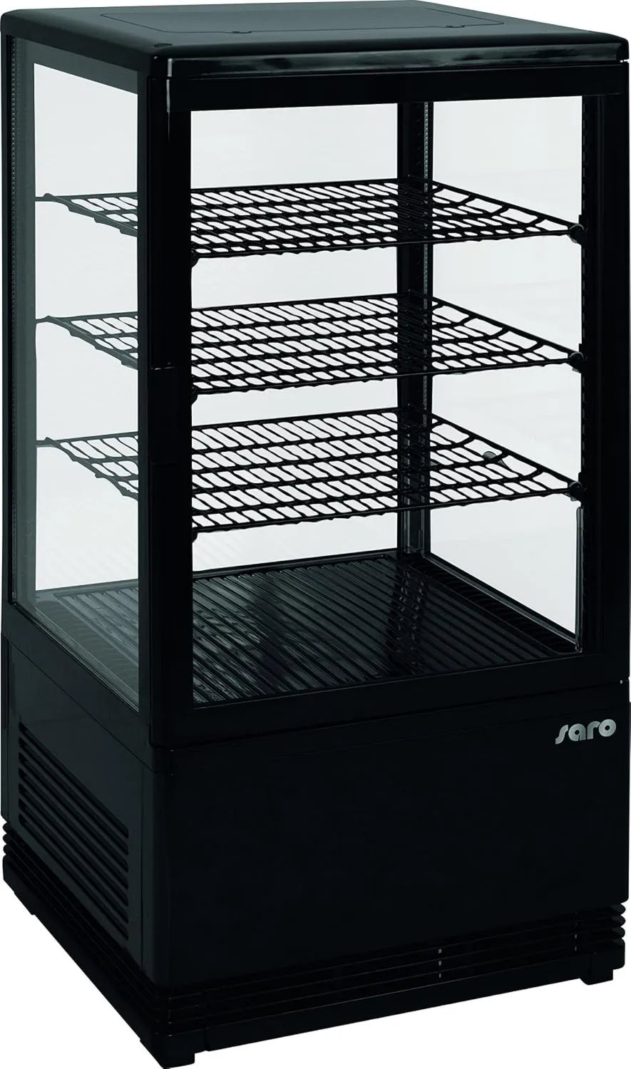 Produto plástico, Saro 330, 10051 Mini calor rotativo Vidro frigorífico, SC 70, 70 l, preto