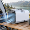 BoTongSiHai Ar condicionado, portátil, toque, 3 velocidades, 5100 BTU, Ar Móvel Condicionado, Evaporação Auto, secretária e Caravana
