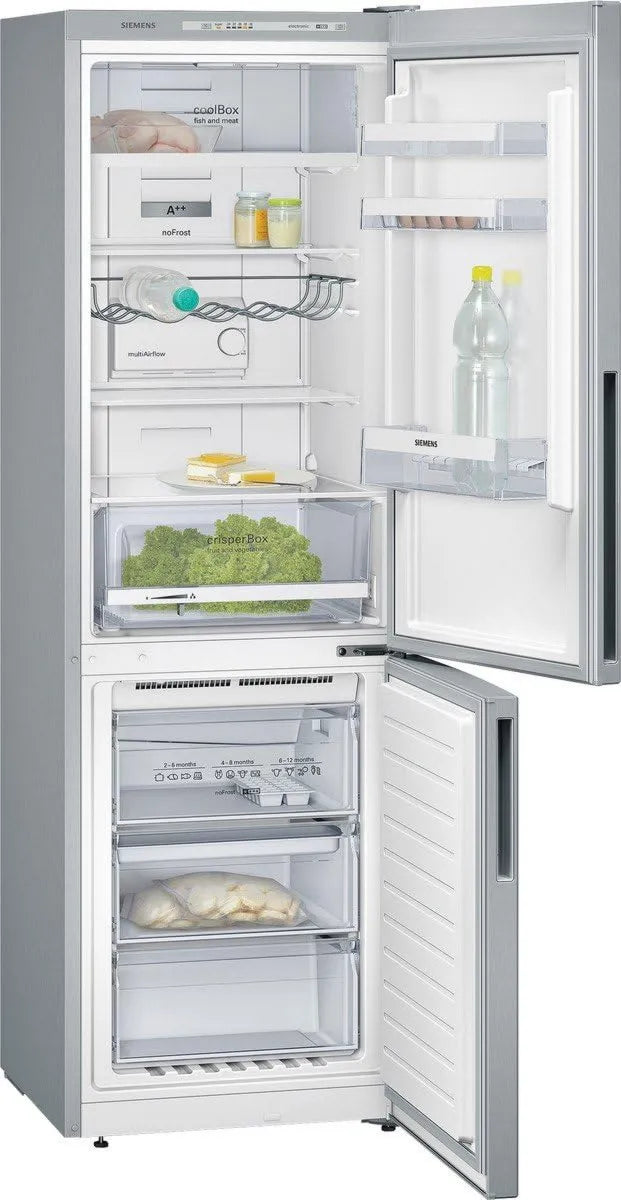 SIEMENS iq300 kg36nvl31 Congelador, 233 L, No Frost, iluminação LED, aço inoxidável, armário congelador, parte: 233 L, Nofrost, supercongelamento