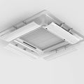 Generic Ar condicionado Ar Condicionado Grids Bracket Central 50 a 70 cm, 4 Delighters de teto ar condicionado, Anti-Vent Delights