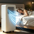 Faozhuo Ar condicionado 12000btu, Ao ar livre, Rolos, silencioso, COM, Ar condicionado móvel em rodízios poderosos 12,000 BTU, Unidade de