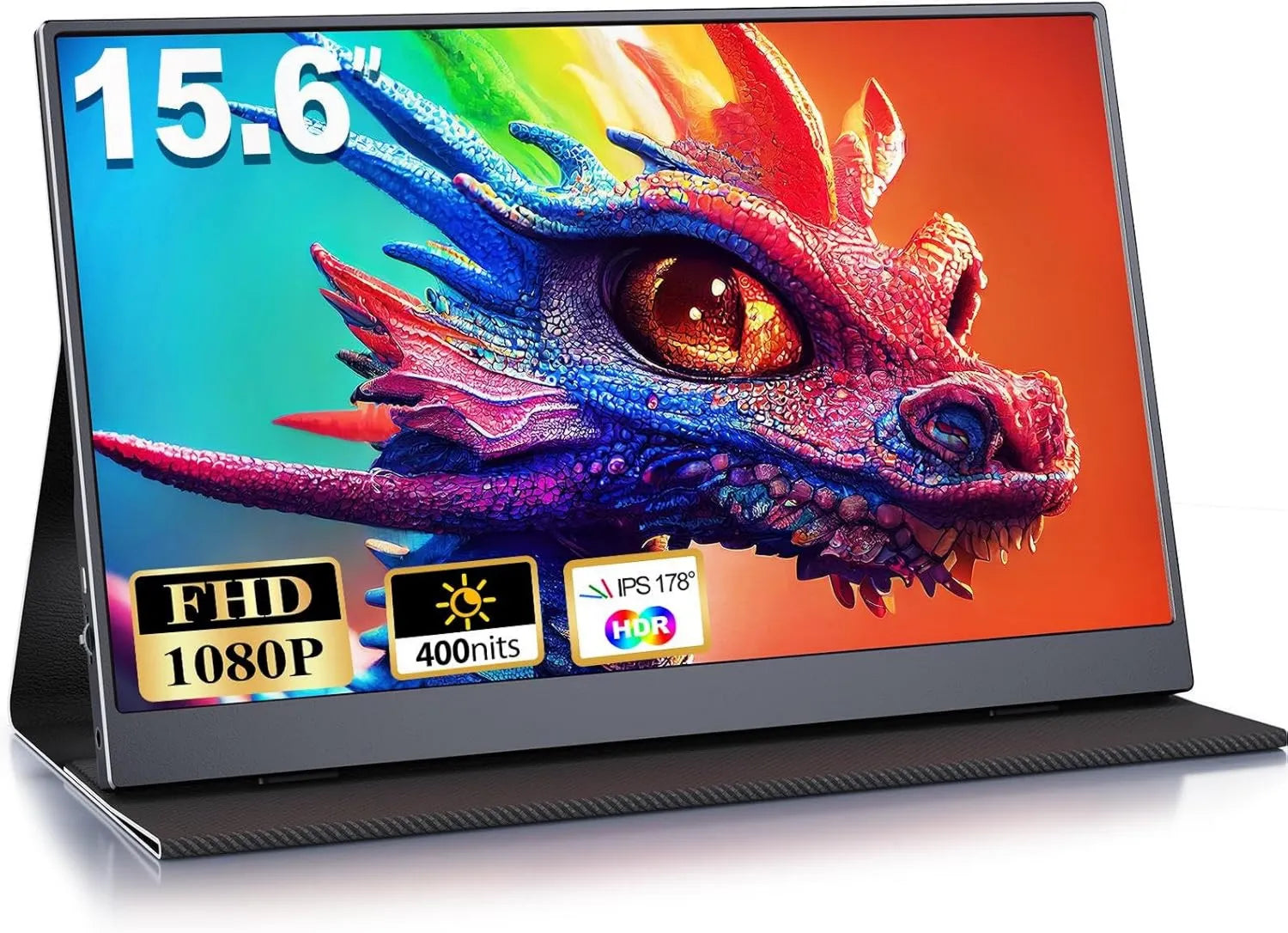 MOMODS Monitor 1080P PS5, 15,6 polegadas, portátil, Full HD, placa IPS, HDMI, USB, ecrã de monitor de 0,78kg de Low Blue Light, Mac, xbox
