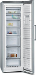 SIEMENS iQ300 GS36NVI30 Congelador, Aço inoxidável, armário congelador, Anti-traço de aço inoxidável, com caixa grande, Eco+
