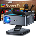 xIWBSY Google WiFi6 Smart TV, TV, 4K UHD, Wi-Fi, Bluetooth, Full HD, 4K Video Projector Vocal Control, 38000 Lumen FHD, 360° Rotação, Autofokus