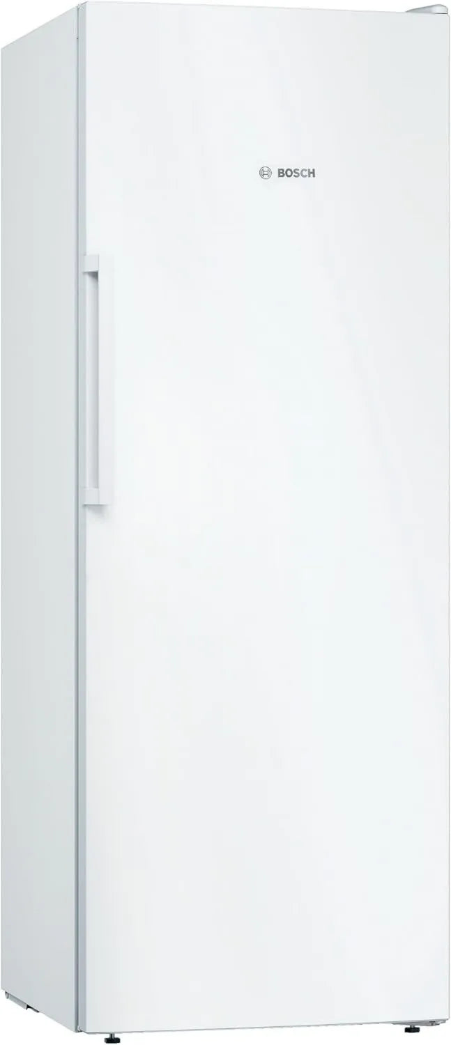 Bosch GSN29VWEV Congelador, 200 L, 161 x 60 cm, armário congelador, branco, SuperFreezing, Série 4, 5 gavetas, free-standing, Zona Vario, gaveta