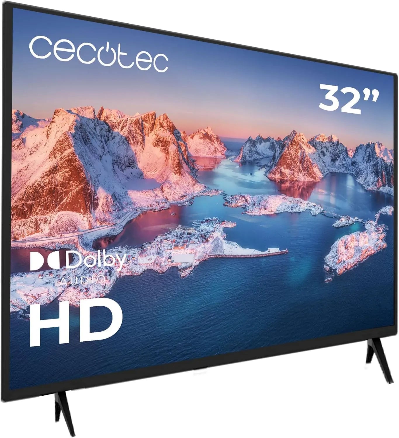 Cecotec Series 0032 0032S Smart TV, 32 polegadas, TV, HDMI, USB, Resolução de Imagem e Vídeo Optimal 1080p, Sistema Dolby, Conectividade com 3