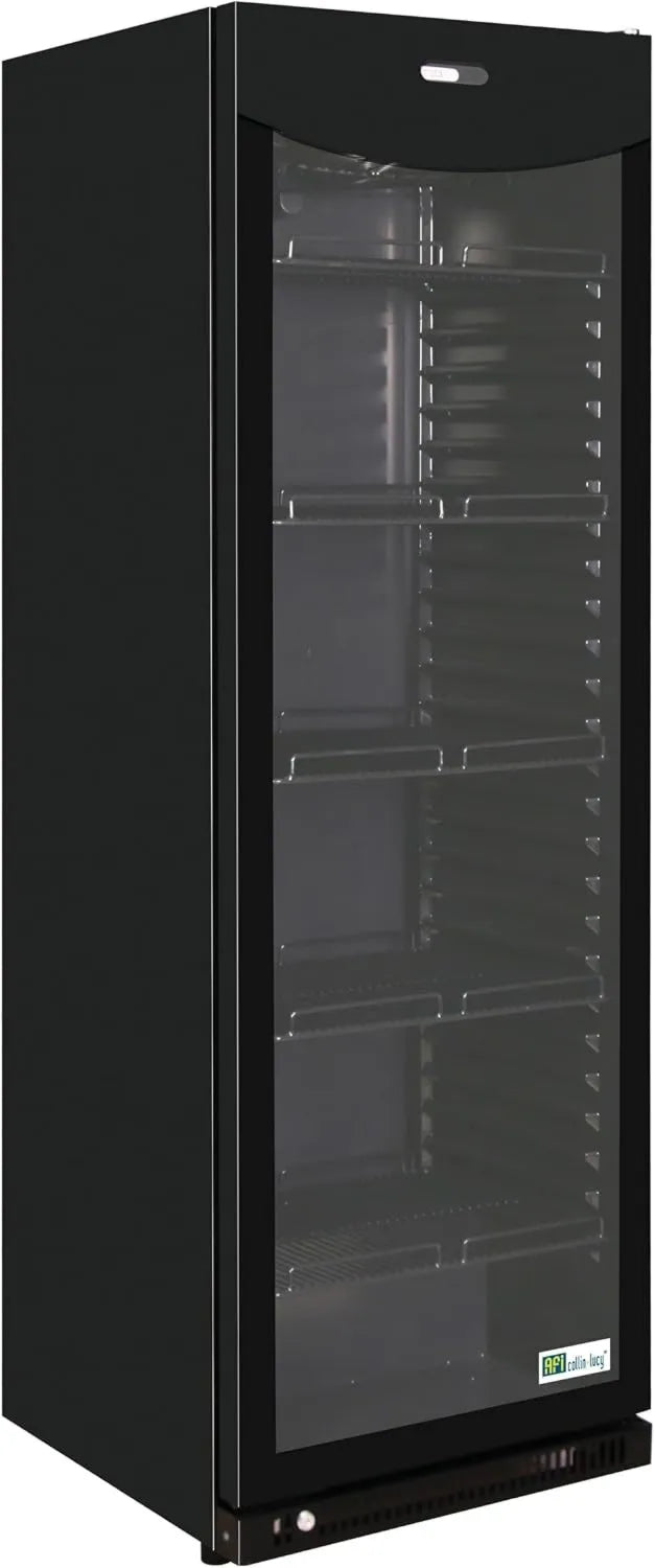 Produto 382 L, preto Guarda-roupa positivo refrigerado com porta Viper, Afi Collin Lucy