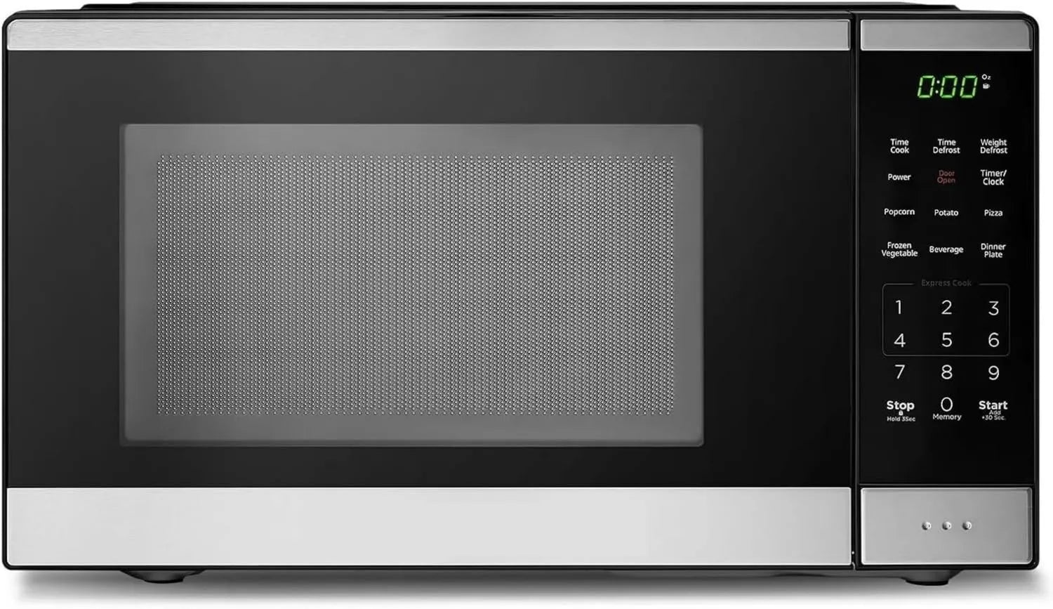 ZGQFLxNYTPC Microondas, 900 W, toque, travamento, 10 níveis de potência, início de um toque, 6 menus automáticos, 9 pés3, segurança infantil, digital