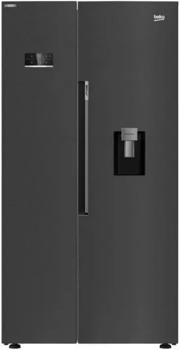 Beko Frigorífico GN163241DxBRN, 576 L, No Frost, preto, American Fridge 91cm 576l Nofrost preto - GN163241DxBRN