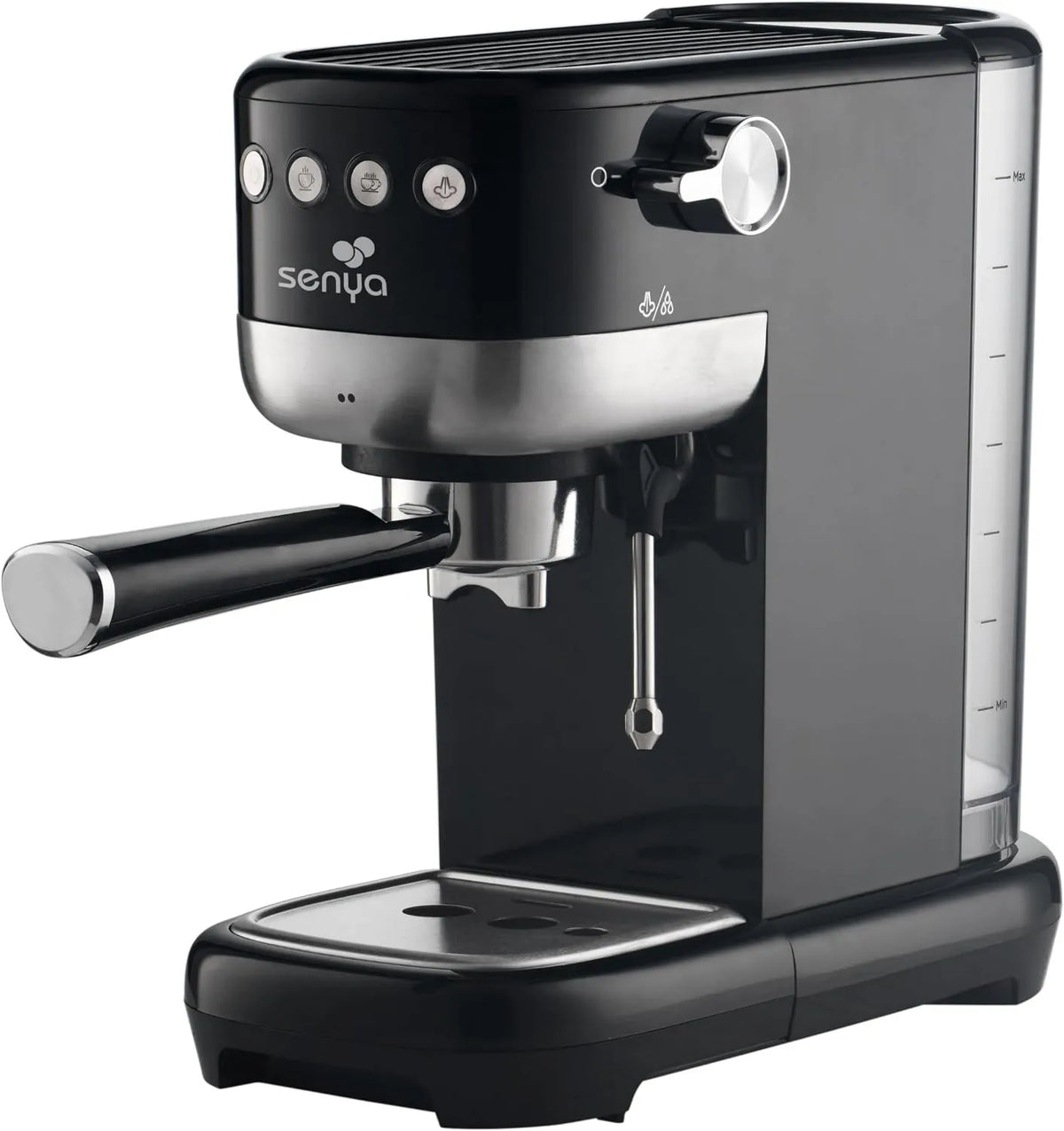 Máquina de café elétrica, 1300 W, Senya máquina de café café saboroso 20 Bares, Expresso máquina de café e Cappuccino 1300W, Thermoblock, Leite espuma
