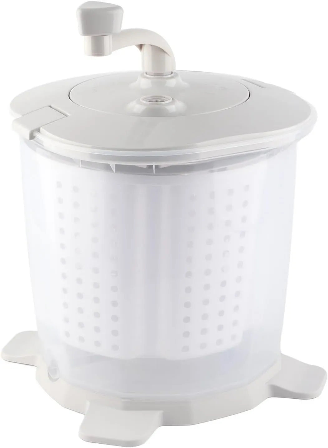 NOENNULL Máquina de lavar roupa, portátil, cinza, mini máquina de lavar loiça para dormitórios em casa Grey