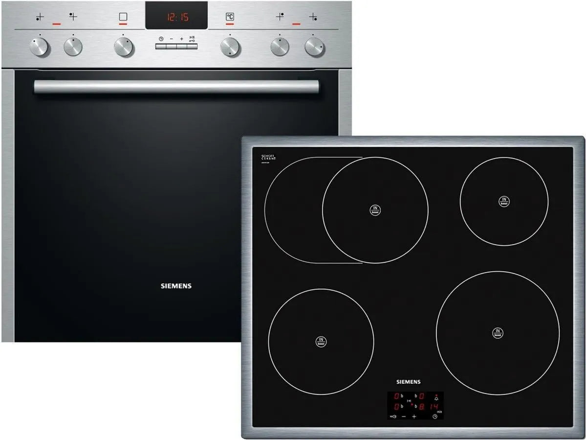 SIEMENS EQ641EI02T Fogão com forno, 65 L, efeito 3D, aço inoxidável, Siemens EQ641EI02T Fogão combinado, 65 litros, Resultados de cozedura