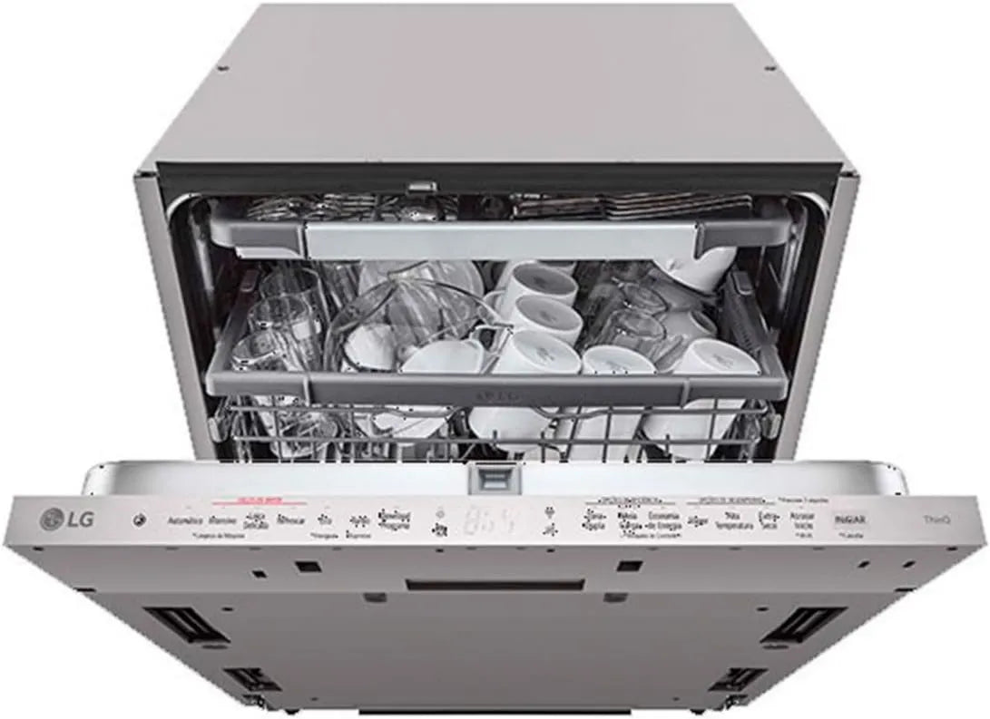 LG DB365TxS Máquina de lavar loiça, encastrado, cinza, máquina de lavar loiça LG 14 talheres DB365TxS Grey