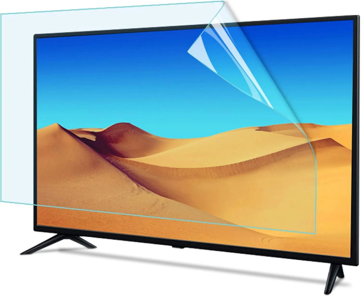 MJYT Monitor, 75 polegadas, 1056x596mm, ecrã LCD, protetor de ecrã de TV mate de reflexo de luz azul, filtro de filme à prova de raios UV, à prova de riscos