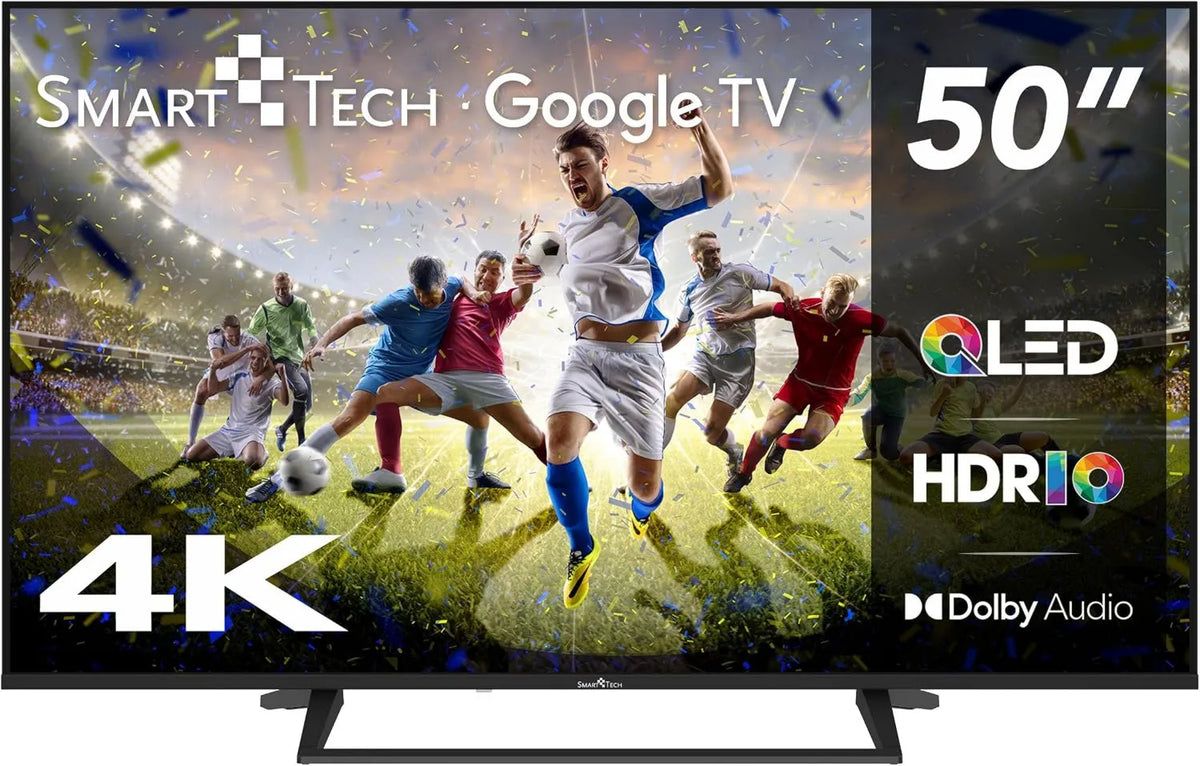 Smart Tech Smart TV 50QG06K, 50 polegadas, TV, 4K UHD, QLED, HDR, Wi-Fi, Bluetooth, WiFi
