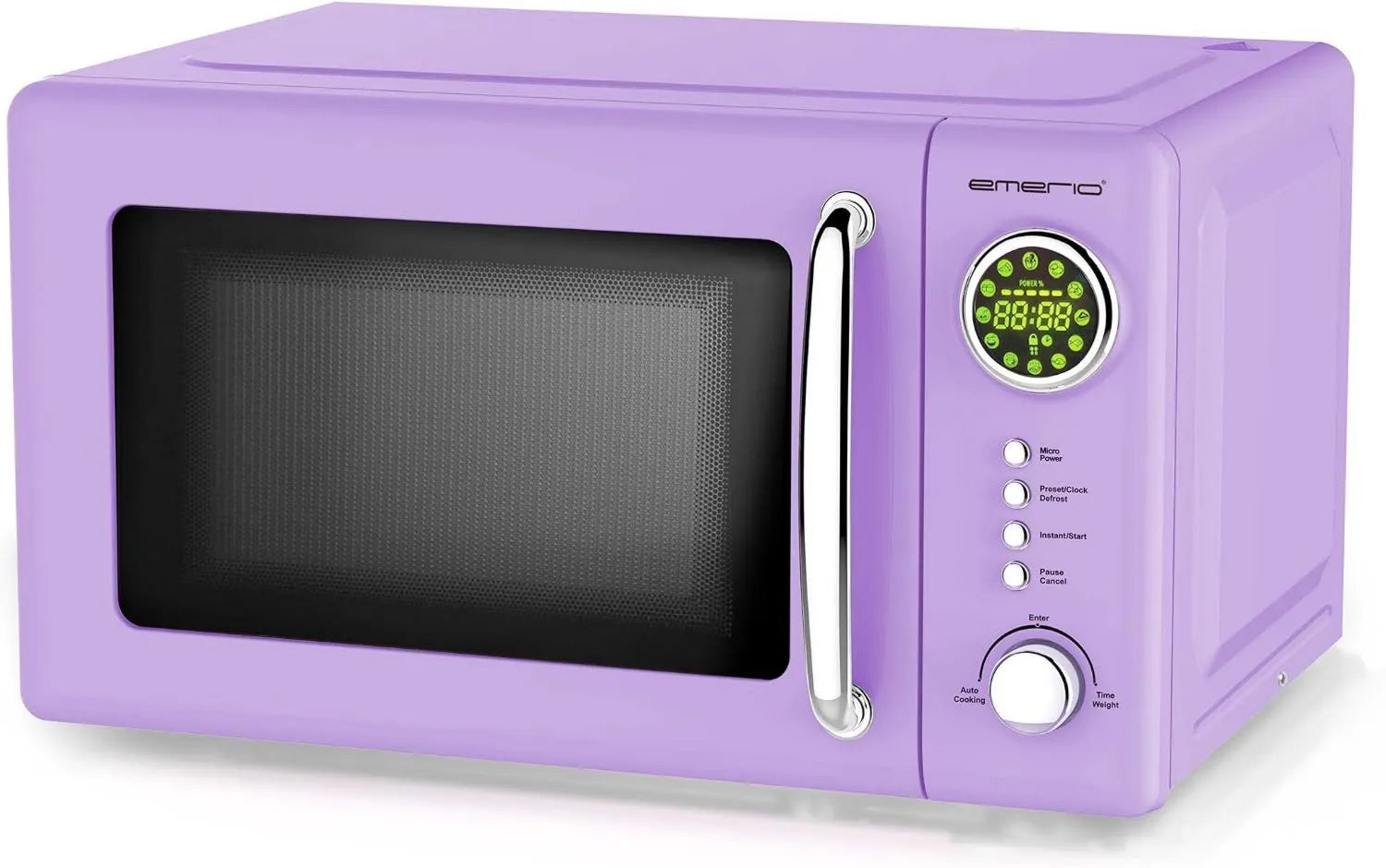Microondas MW-112141.4., 20 L, 700 W, microondas, microondas roxo 700 W - 20 litros - Projeto retro - emerio MW-1121141.4 lilac