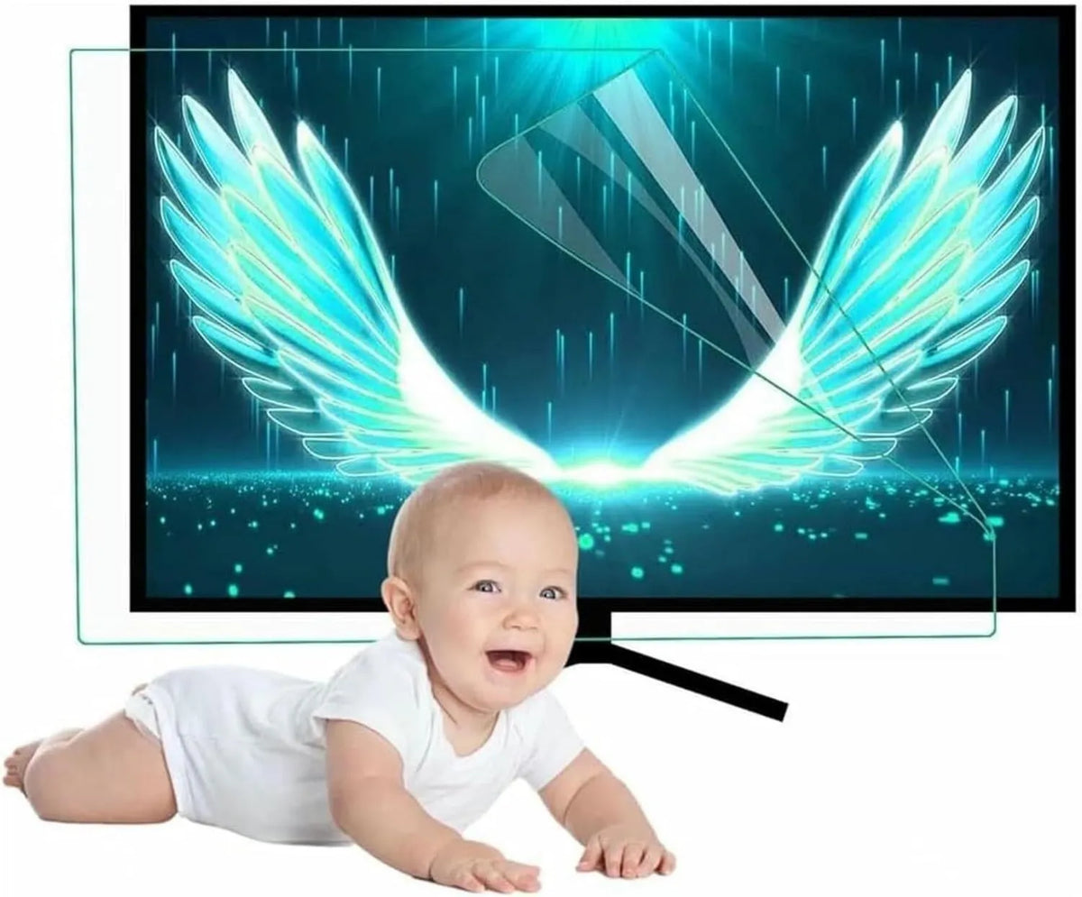 CSYQPDMBDL Smart TV, 50 polegadas, TV, filme de bloqueio azul e luz resistente a riscos, Fácil instalação