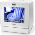 Máquina de lavar loiça DW5, 950 W, 6 programas, Duronic DW5 WE Máquina de máquina de lavar loiça portátil 950W
