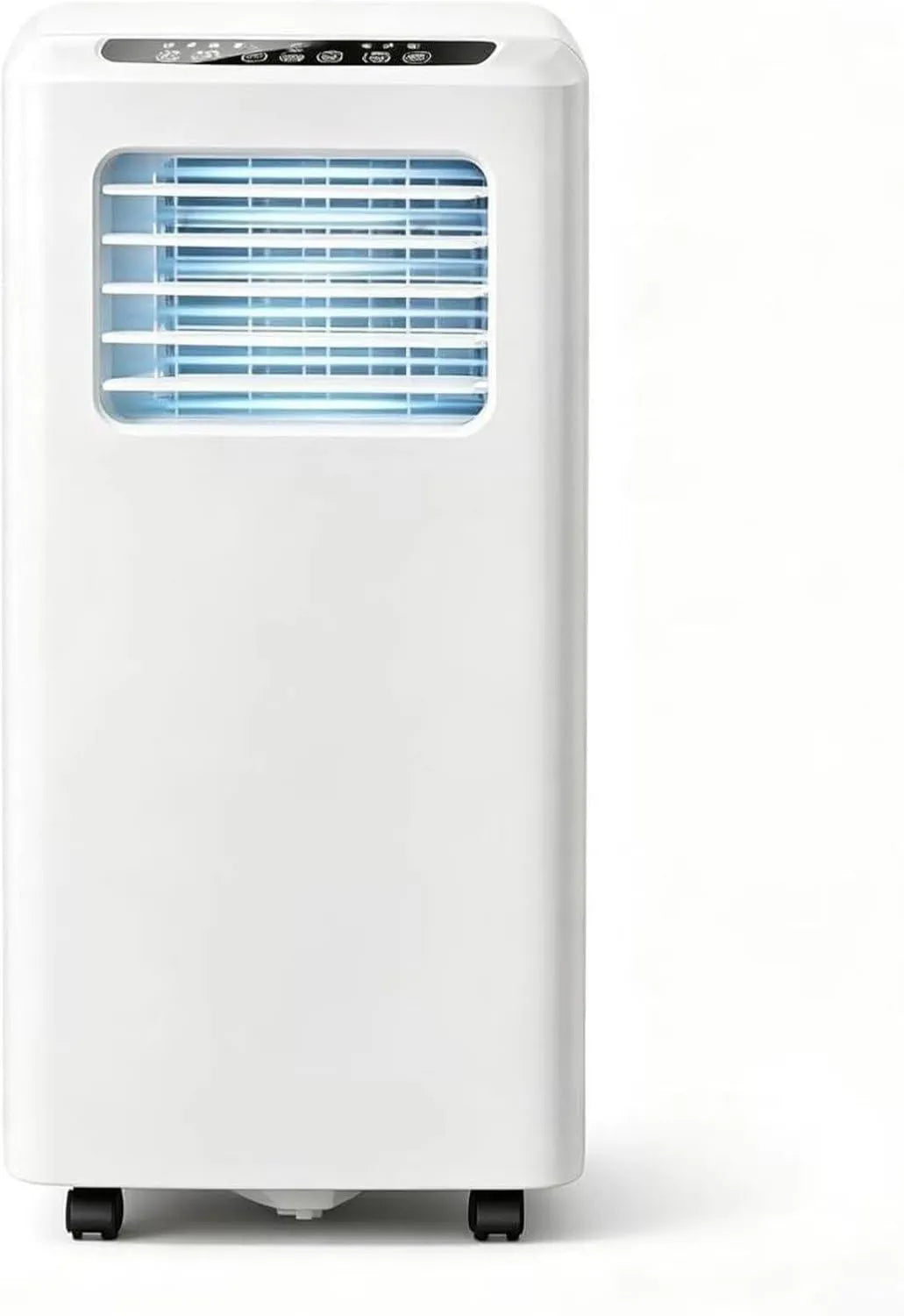 DAEFAG 3-em-1 ar condicionado, Ventilador para 500 pés quadrados, 9000 BTU, ar condicionado móvel 10000 BTU, Desumidificador, ecrã digital, Multi-Viteses