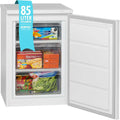 Bomann GS2186-1-branco Congelador, 85 L, independente, stand-alone, tranquilo, 2 zonas de temperatura, armário congelador, iluminação interior LED