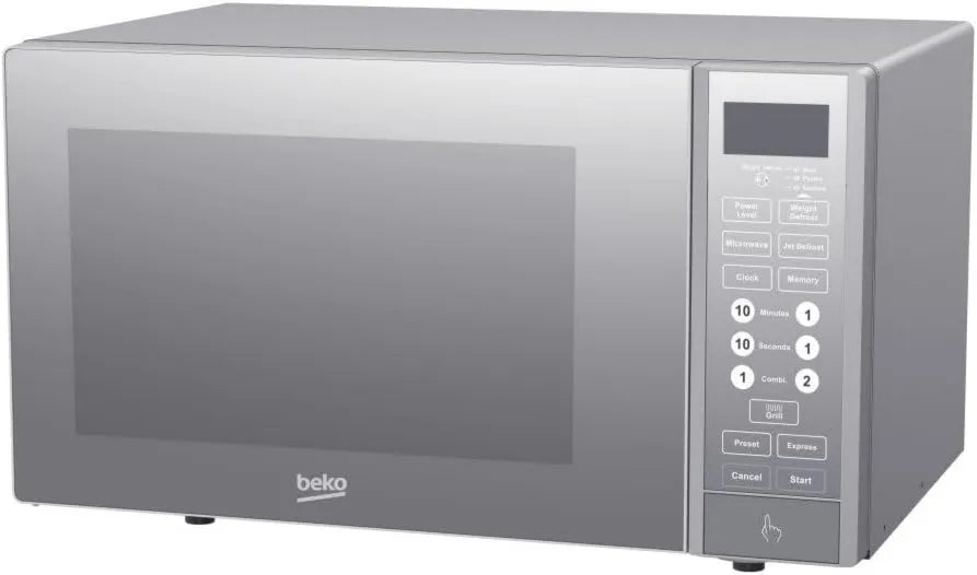 Beko MGF23330S Microondas, 23 L, grelha, microondas, Digital, Prata, Função Grill