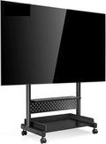 GOOPEEG suporte de TV, 85 polegadas, rodas móveis, ecrã LCD, ajuste de altura LED LCD, Universal TV pé TV suporte Rolagem para TVs de 40 para