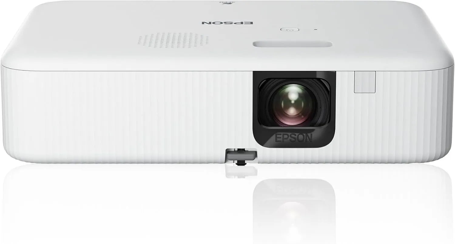 Epson CO-FH02 1080p Smart TV, 391 polegadas, TV, HDMI, Android OS, branco, 3LCD, 3.000 lumens, 9 m, Intelligent TV Projector 1080p HD integral
