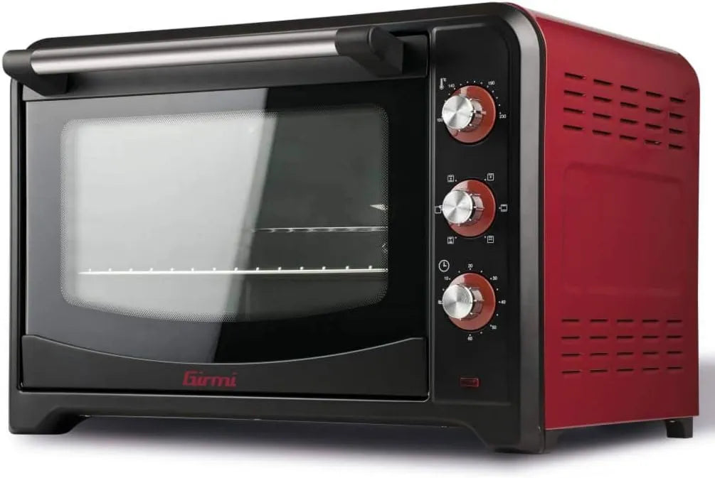 Forno elétrico, 42 L, 2000 W, Girmi FE42, preto, 2000W, 42 Liter, Vermelho