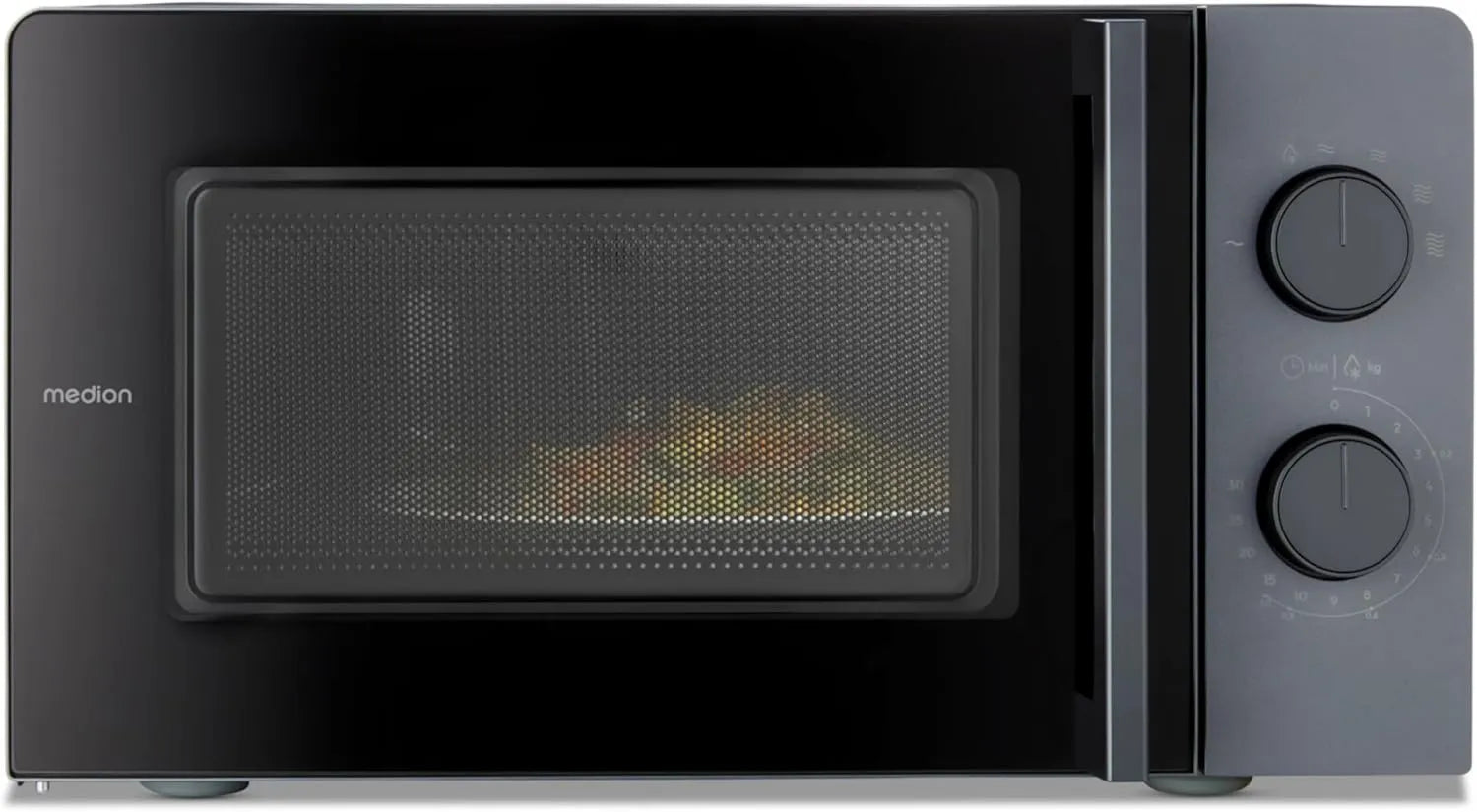 Microondas, 17 L, 700 W, MEDION MD12211, temporizador, descongelamento, 5 níveis, MODELO 2025, 17L, 700W, ganho de espaço