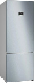 Bosch KGN56xLEB Frigorífico combinado, 193 x 70 cm, aço inoxidável, frigorífico com congelador, Cor Inox, Série 4, Frigorífico combinada de suporte livre